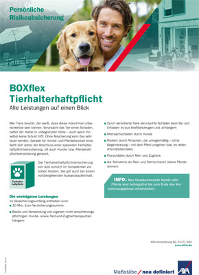 Axa Versicherung In Hagen Tierhalterhaftpflicht Dbv Axa