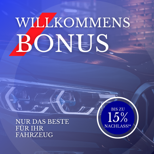 KFZ Willkommensbonus